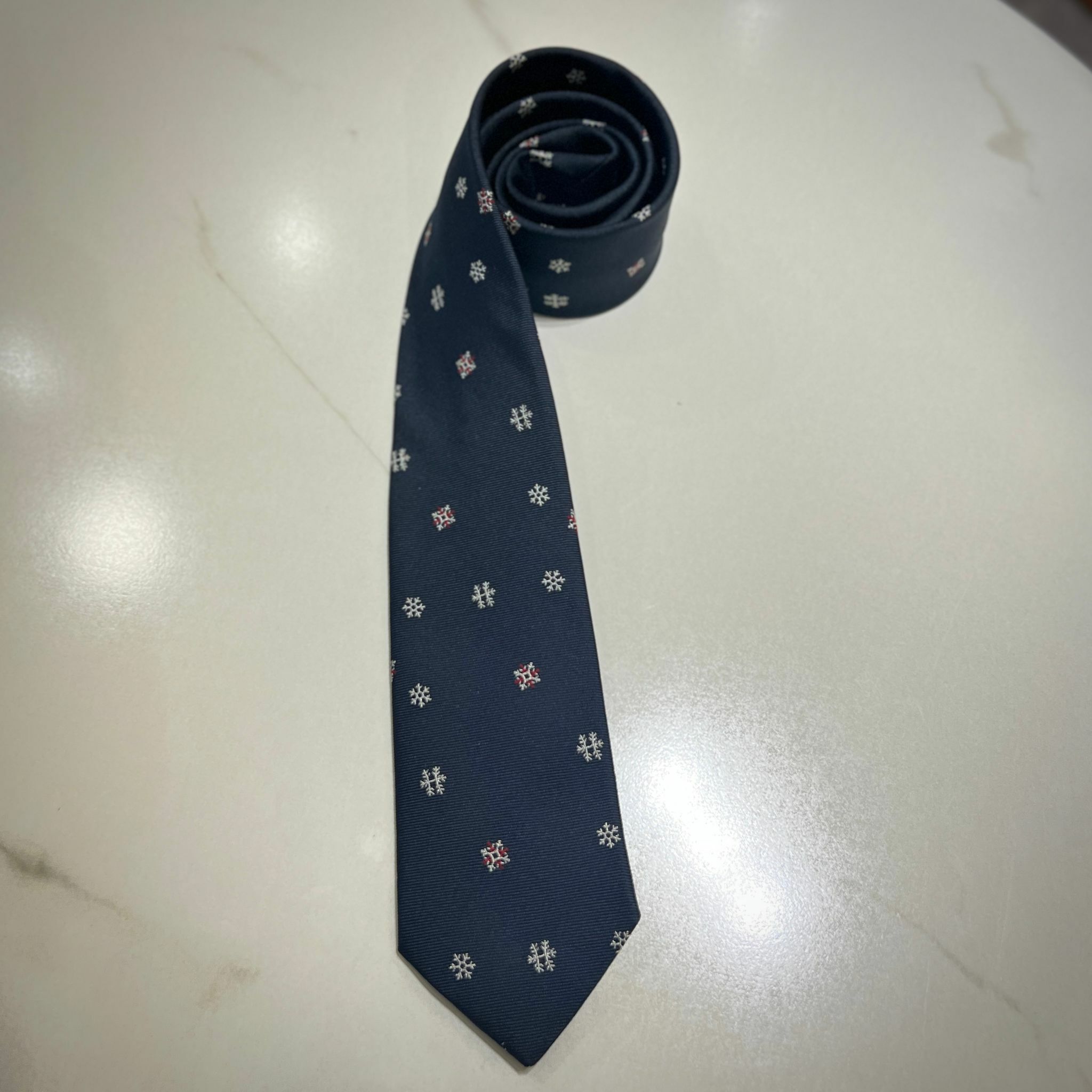 全新HERMES領呔 7CM  真絲 H339403T 04 #BRAND NEW#香榭站正品