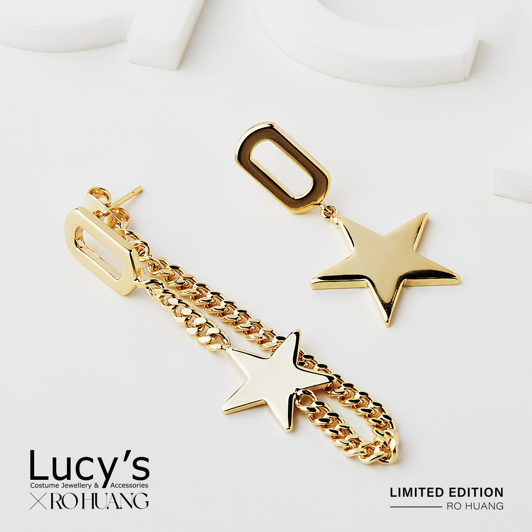 Lucy's X RO HUANG 不平凡．耳環 (二色) (119375/119376)