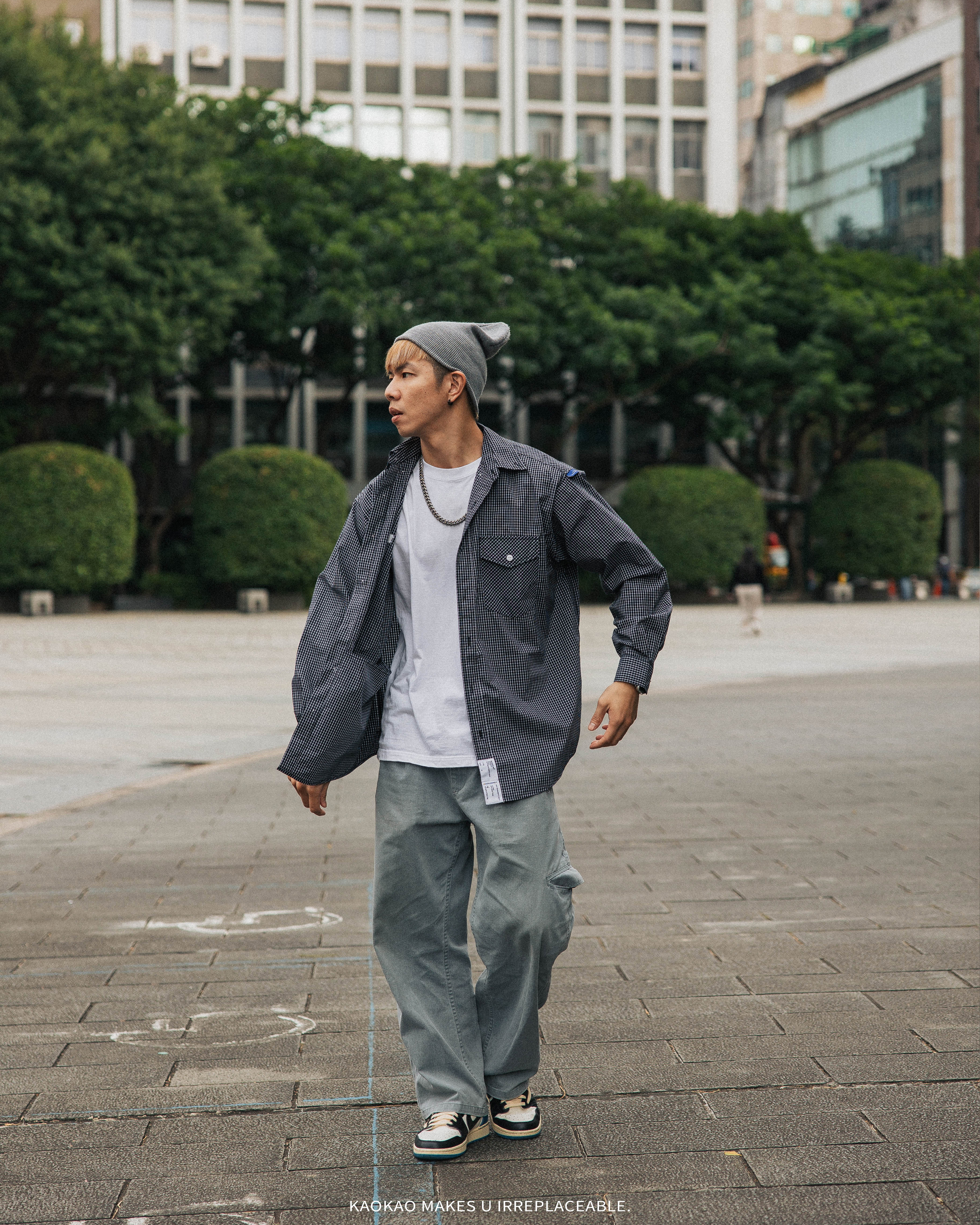 Black Flag 黑旗 Black24S Plaid Shirt 黑格紋襯衫【JBF24S011】