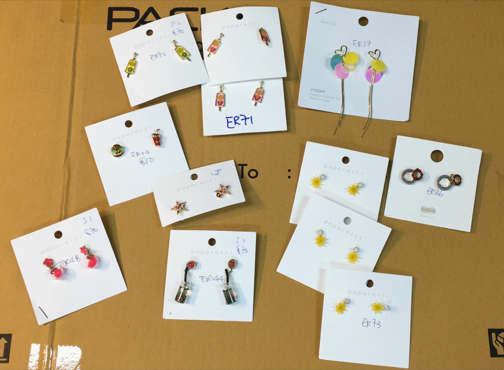 Made in Korea 耳環 (此為清貨價貨品不設退換）(AT12 109)