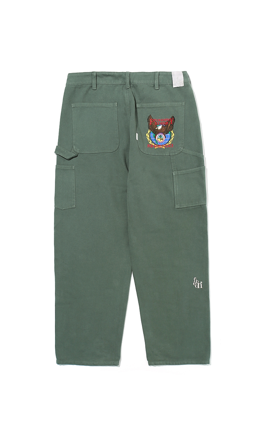 パンツ fetch sunday CANVAS CARPENTER PANTSGREEN パンツ fetch sunday CANVAS CARPENTER PANTSGREEN Stretch