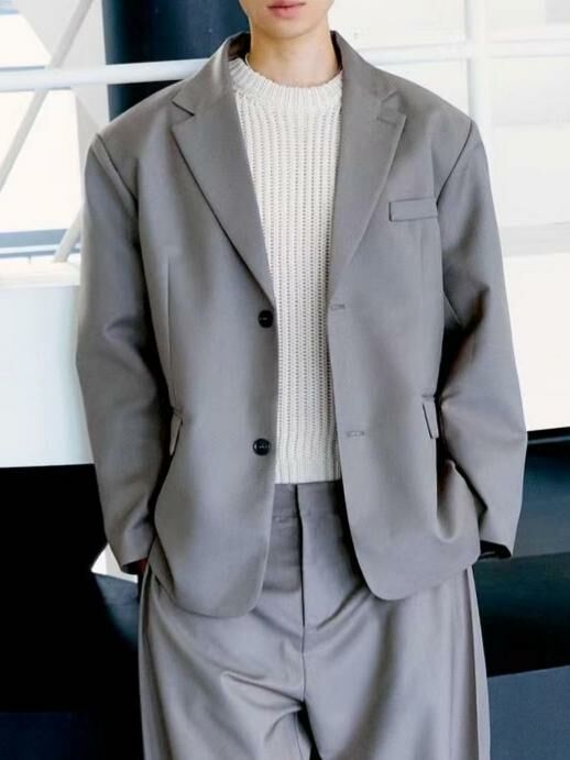 淨色西裝褸 LOCAL-007JK