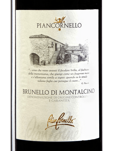 Piancornello Brunello di Montalcino 2017 (RP94)