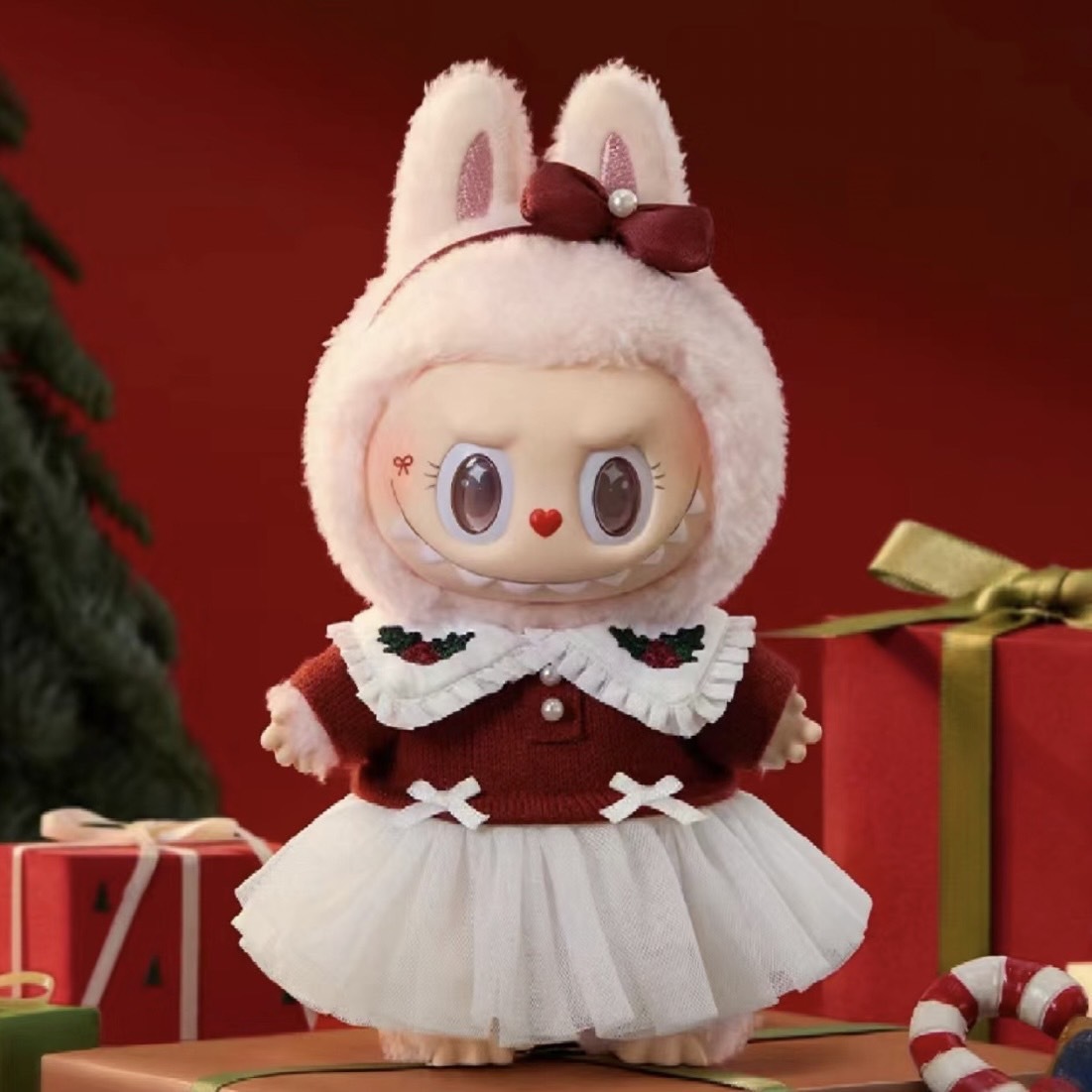 iSNEAKERS｜POPMART 聖誕限定 MOKOKO 糖膠 毛絨 吊飾