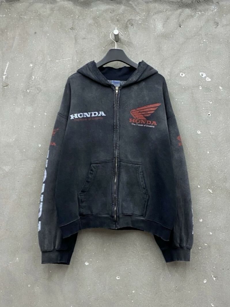 洗水英文字連帽拉鍊外套(薄抓毛底) ARCHIVE-272JK