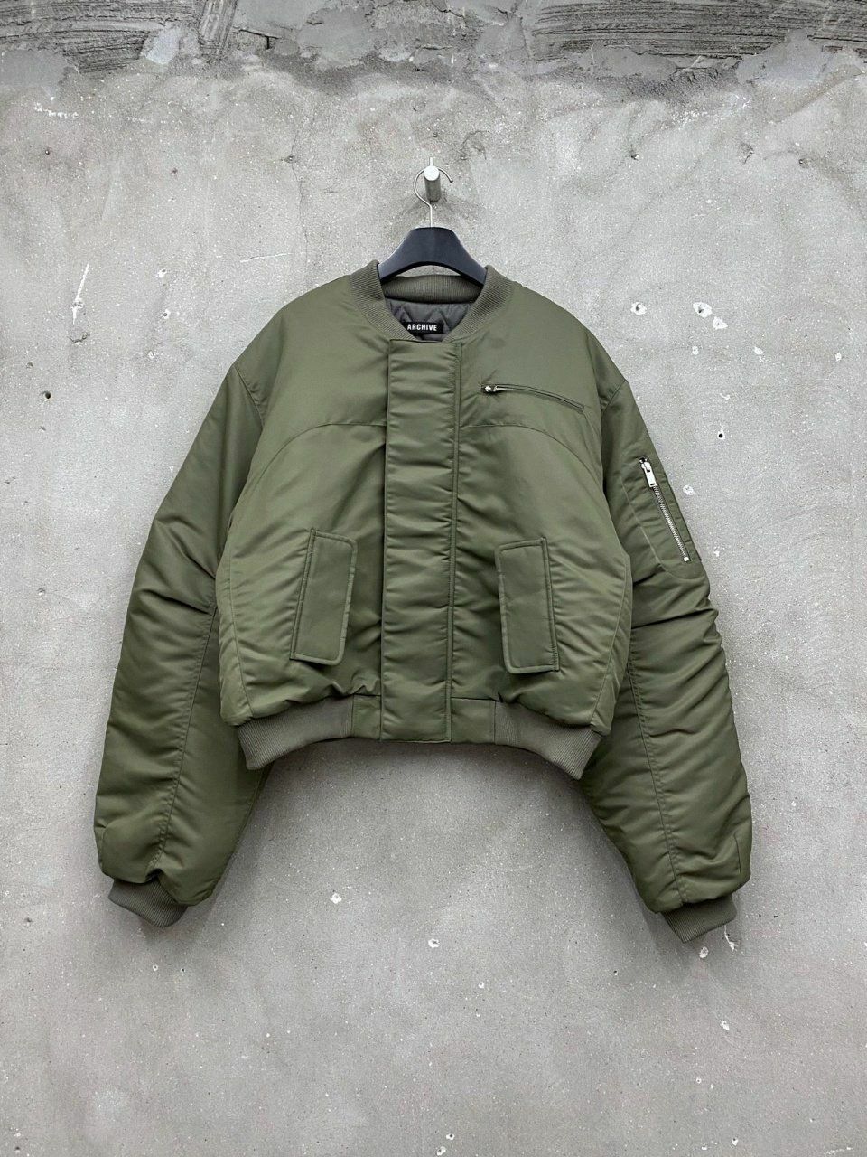 淨色拉鍊外套(夾棉) ARCHIVE-273JK