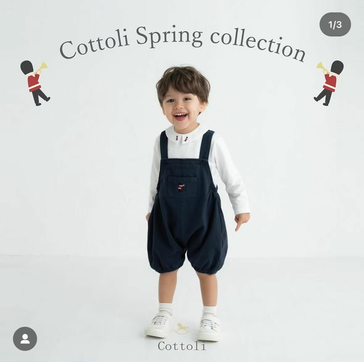 日單cottoli小士兵春款系列