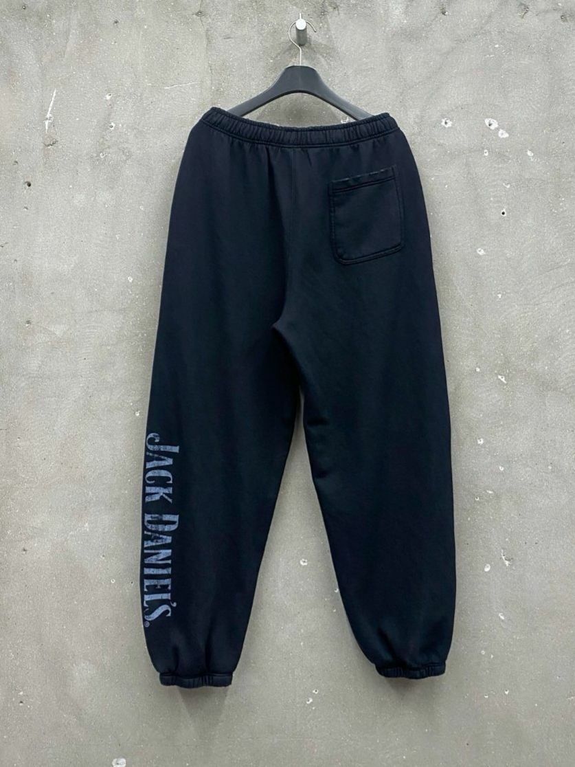 英文字束腳鬆身運動褲(薄抓毛底) ARCHIVE-283P