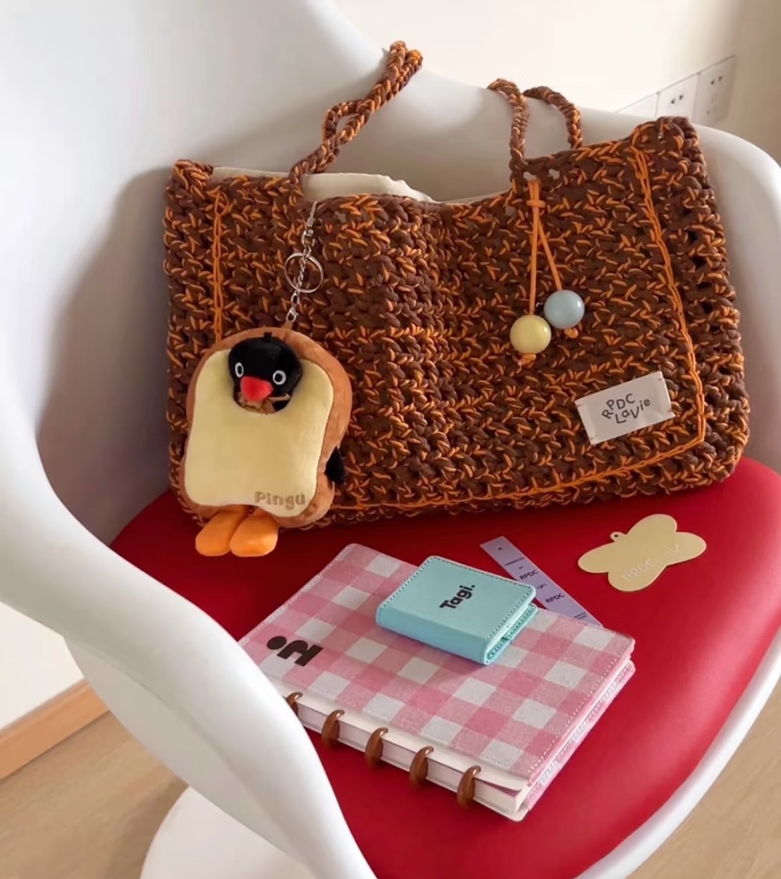 KTQ STORE ‧ Pingu 企鵝家族 正版授權 麵包超人系列 奶油吐司 法棍 吊飾 鑰匙圈