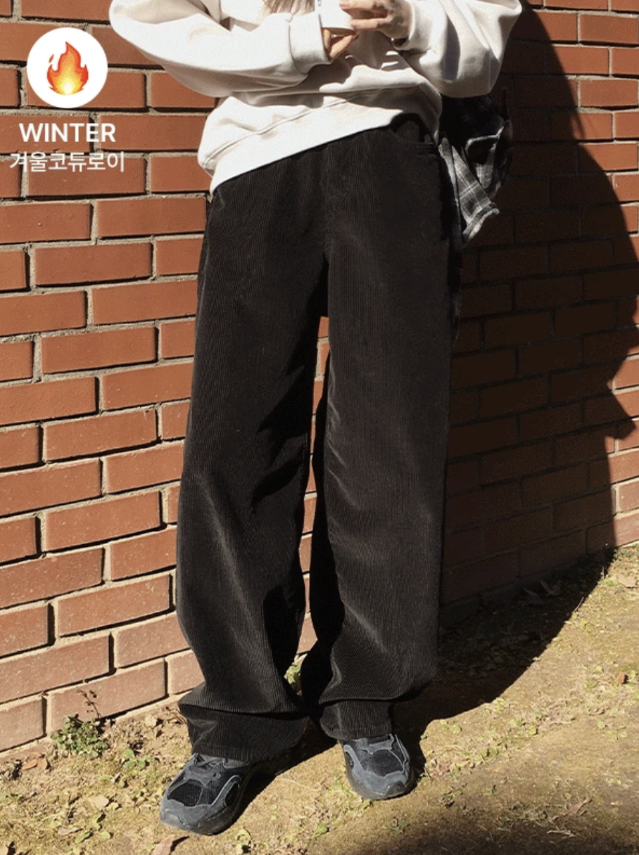 預訂｜SLOWAND #SLOWMADE Ourline Corduroy Pants (2 Color)