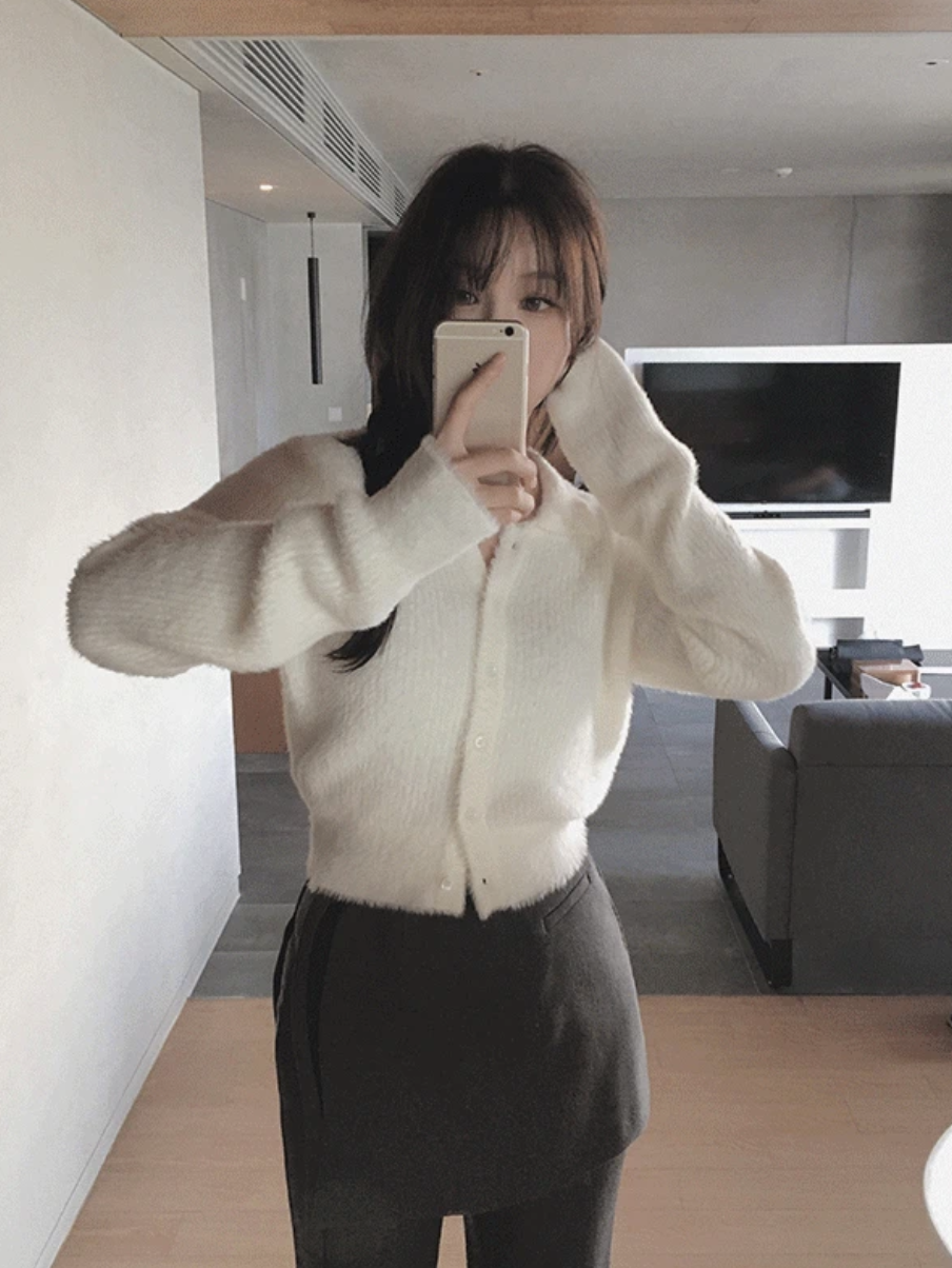 預訂｜SLOWAND #SLOWMADE Soft Fur Cardigan (4 Color)