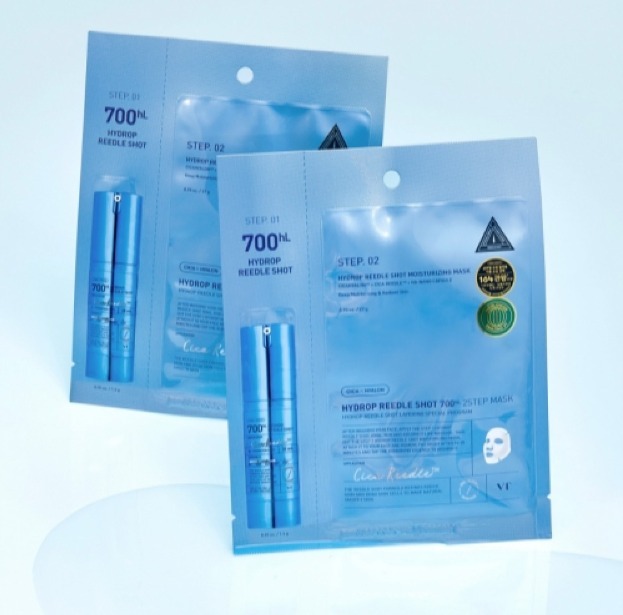 VT「爆水保濕」微針精華 700 2Step 面膜  (1套5片)