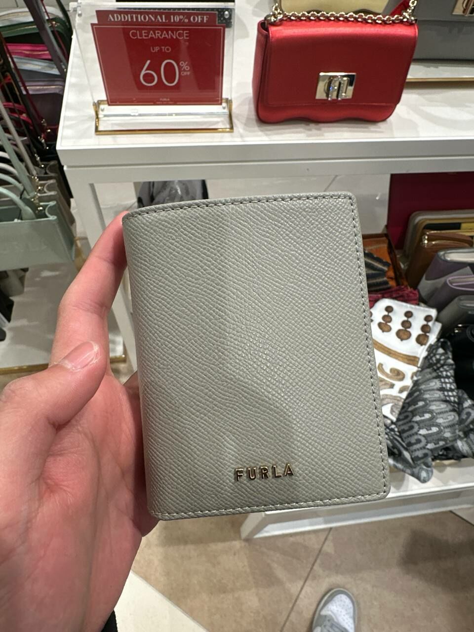 [U] FURLA PCB9CL0-BX0306-M7Y00 CLASSIC S BIFOLD,MARMO C, 8050597092638 (UF233)