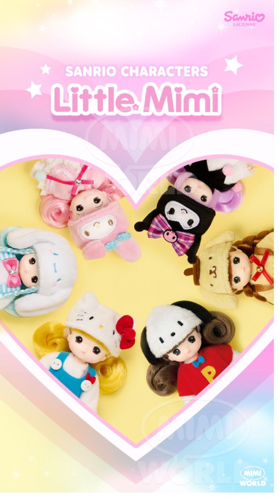 Little Mimi x Sanrio 主題公仔