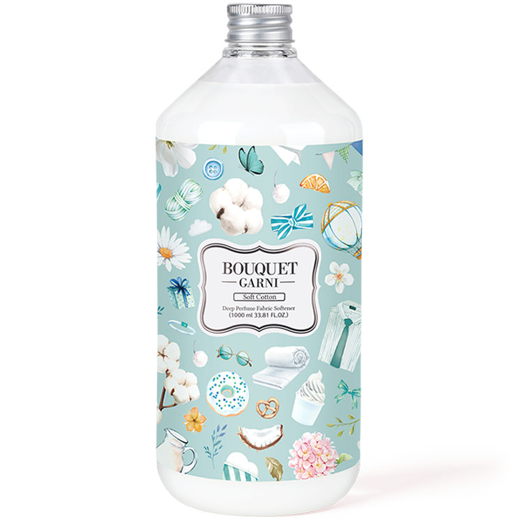 璞珈妮 衣物香氛柔軟精 1000ml【棉花香】-Bouquet Garni
