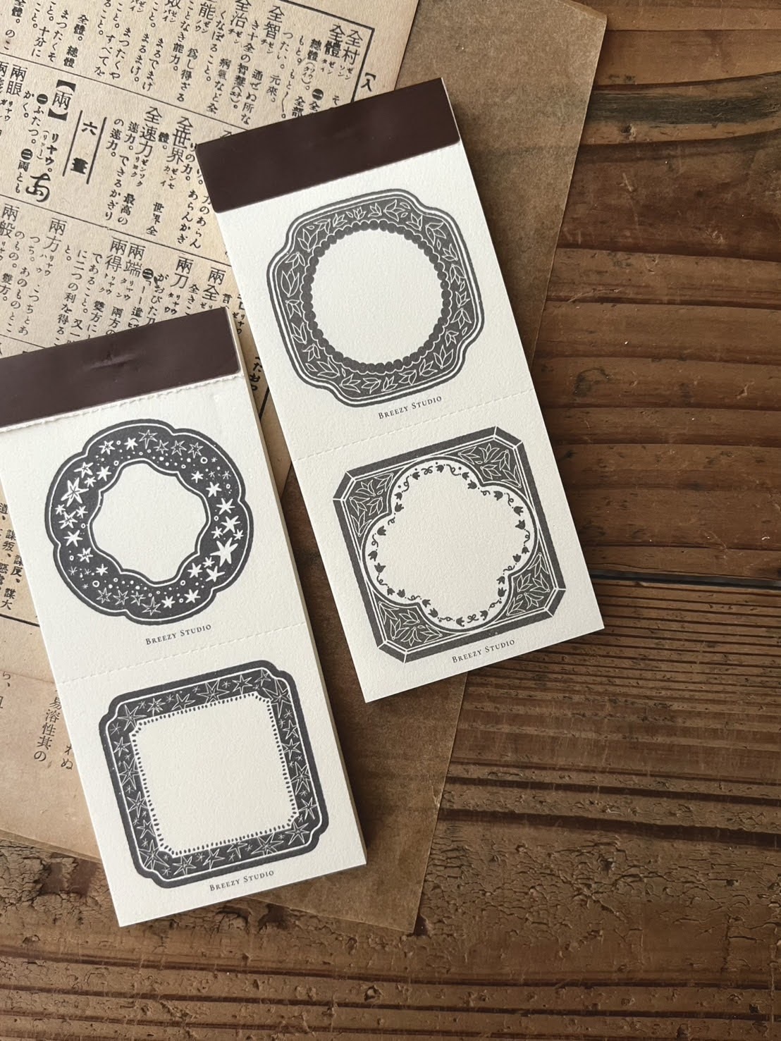 微瘋畫室．花綵/星灯 便箋本 <整本/綜合分裝>