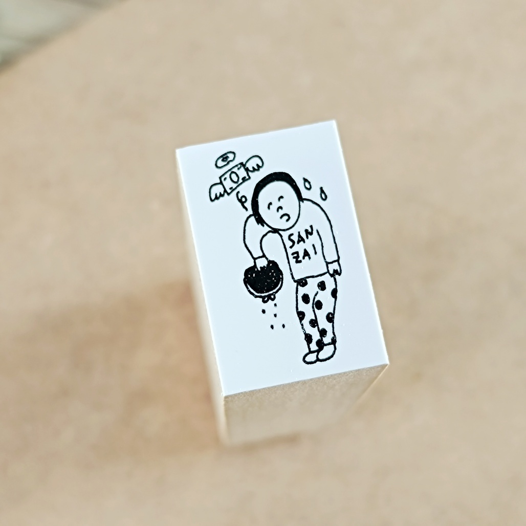 日本AZUNKO．購物/爆買/散財 手帳木頭印章