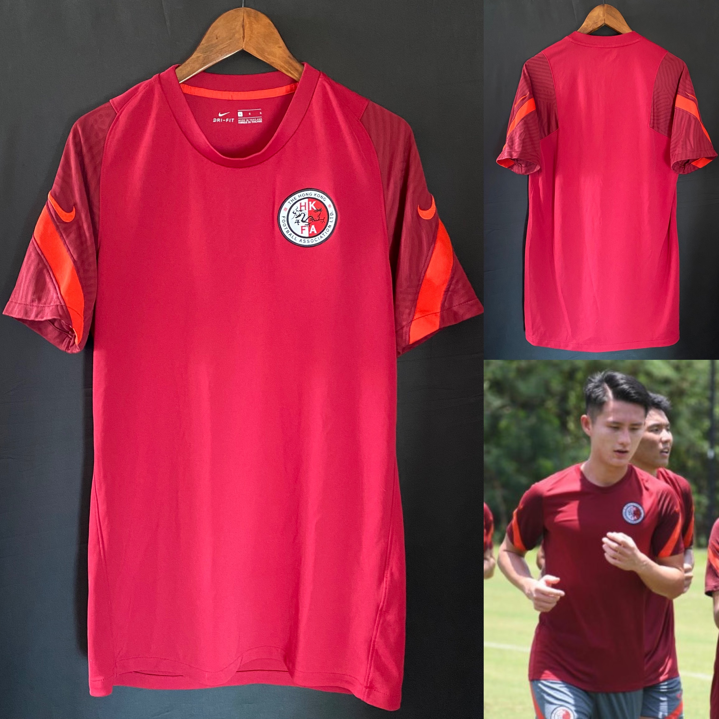 (Player Issue) Hong Kong Football Team 2020-2022 Nike Training Player Issue Shirt