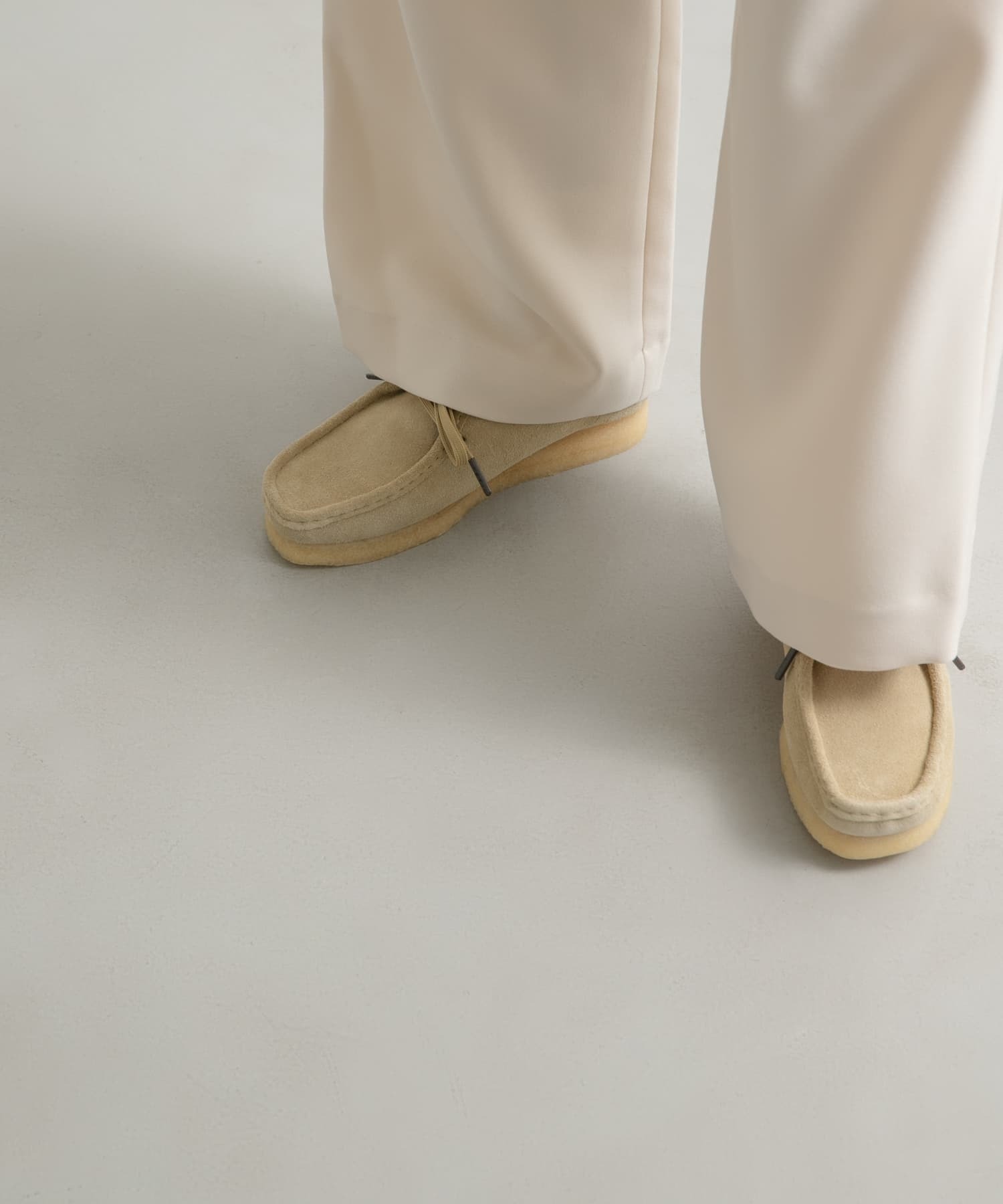 折扣現貨┃女鞋 Clarks Wallabee 袋鼠鞋 MAPLE Suede 卡其色