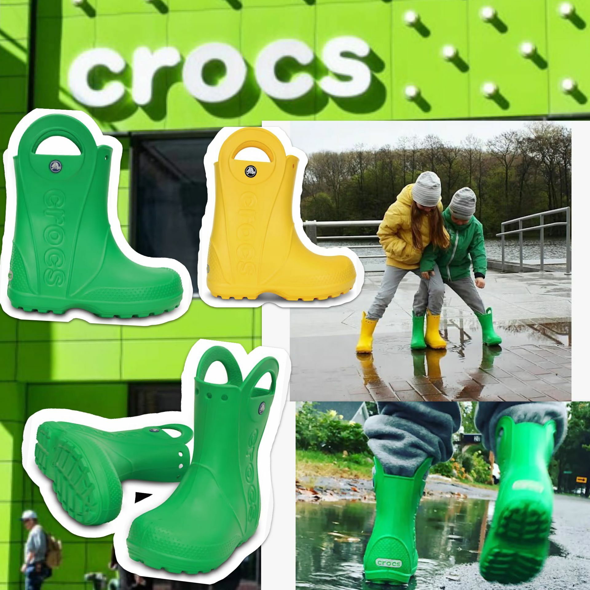【預購】CROCS G121113 童裝雨靴