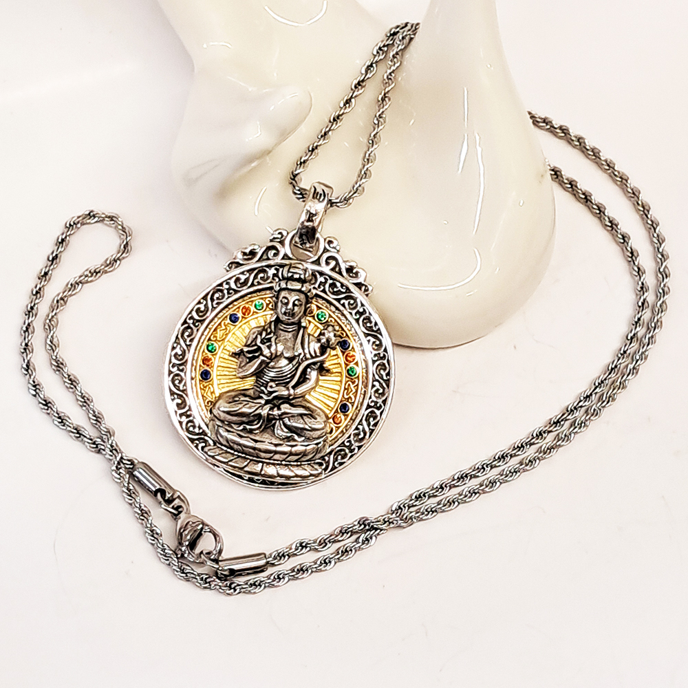 大勢至菩薩&鈦鋼項鍊【十方】154027