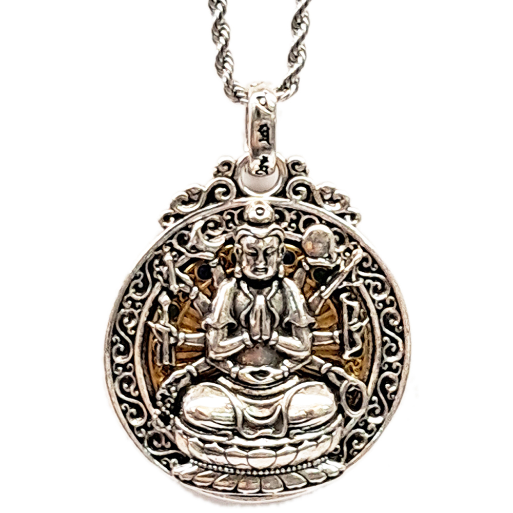 千手觀音菩薩&鈦鋼項鍊【十方】154028