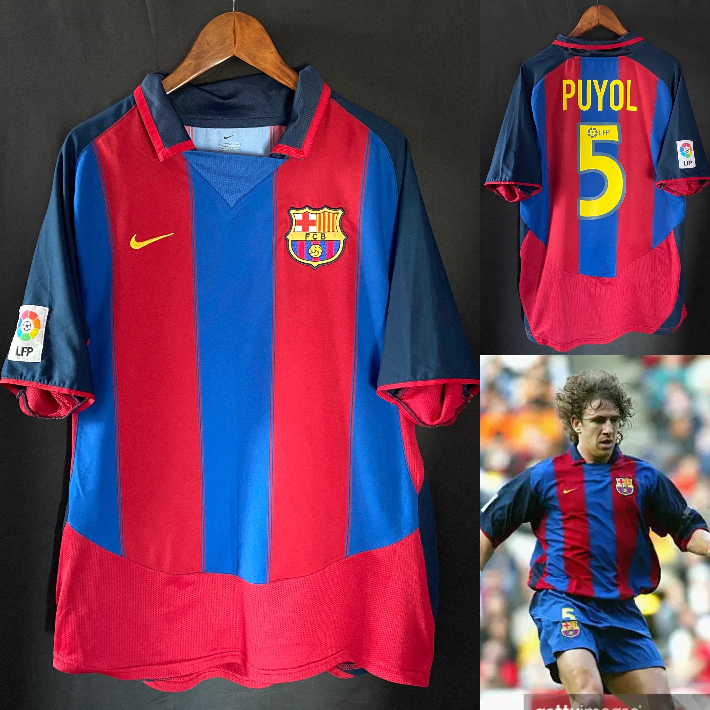 巴塞隆拿 2003-2004 Nike 主場球衣 #5 PUYOL