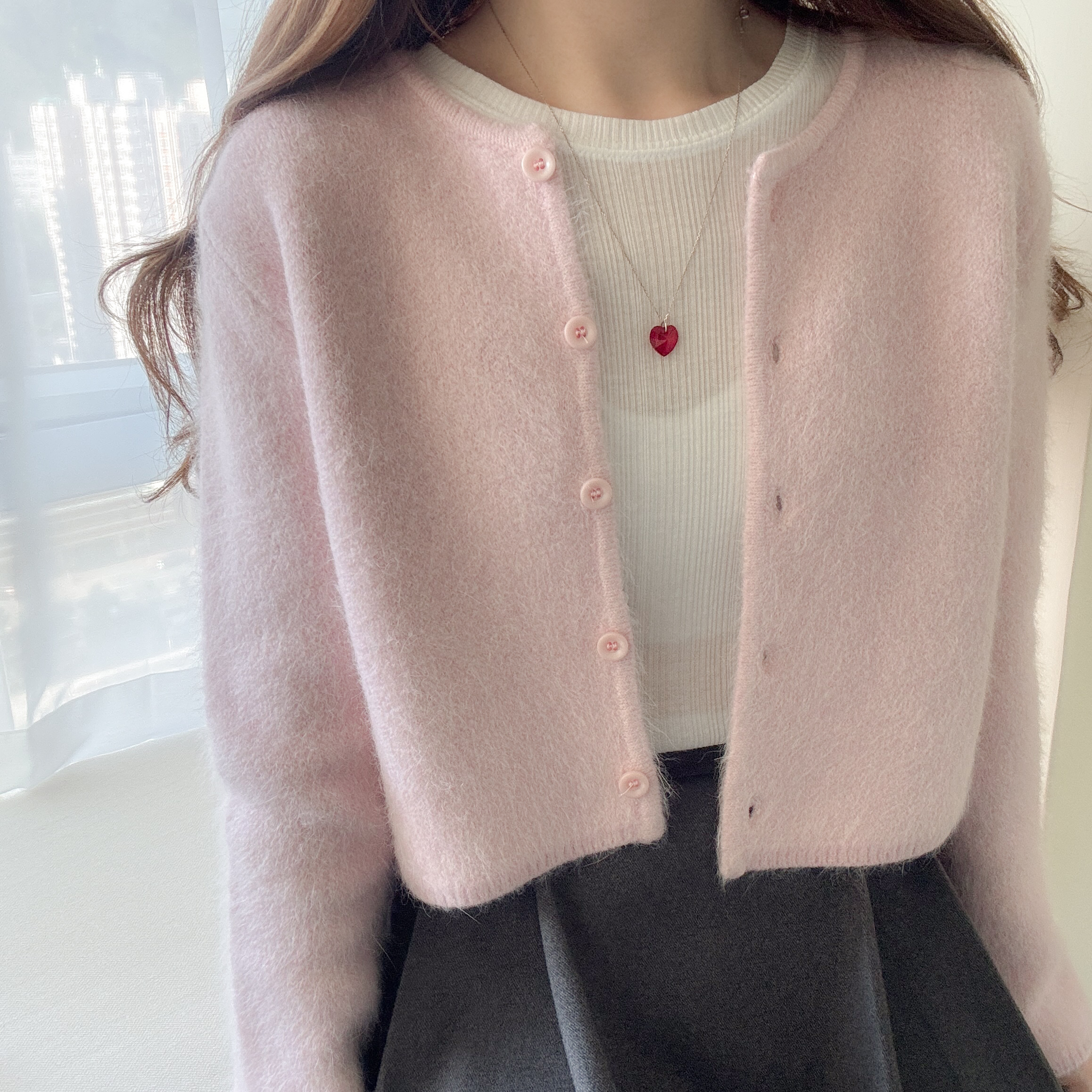 安哥拉兔毛外套