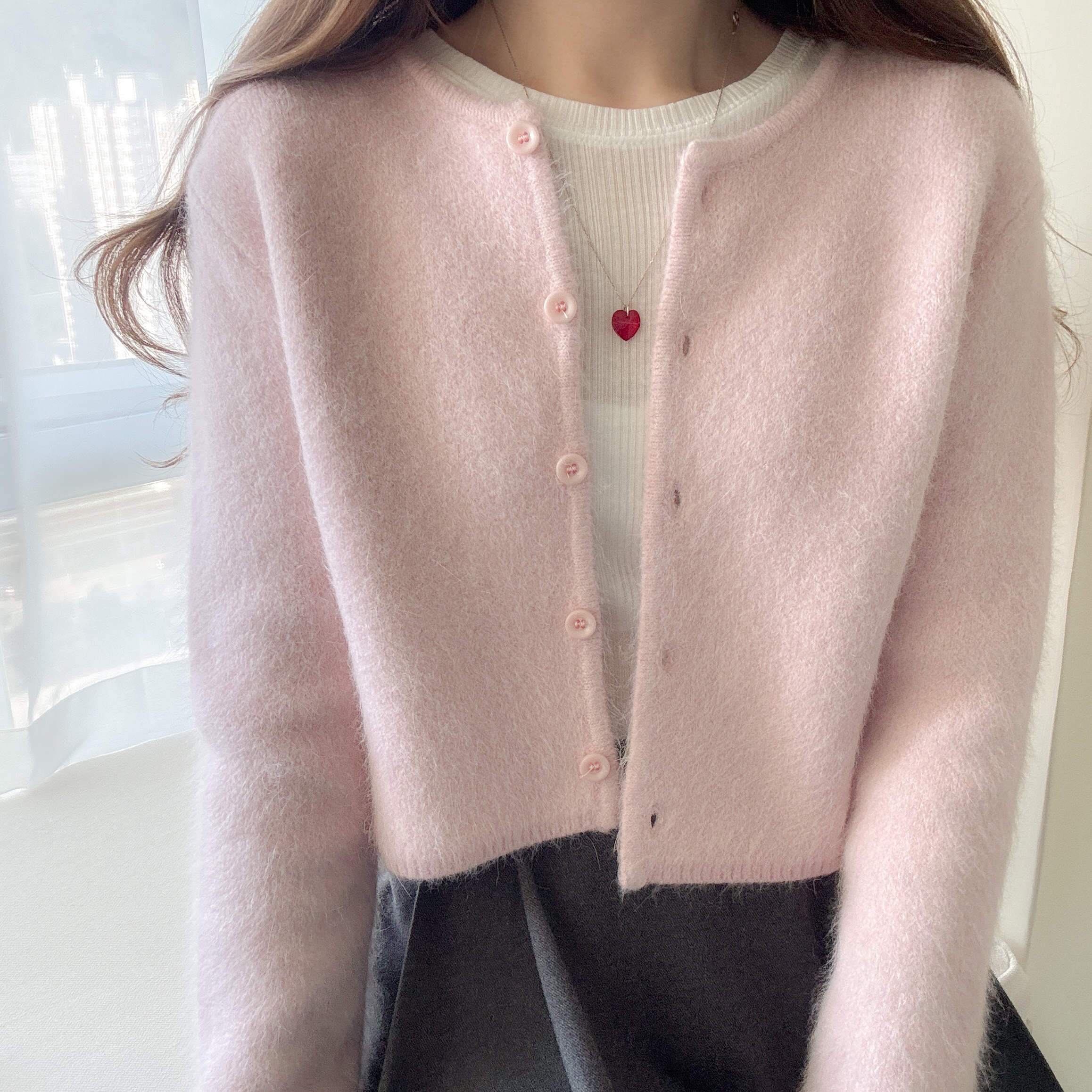 安哥拉兔毛外套