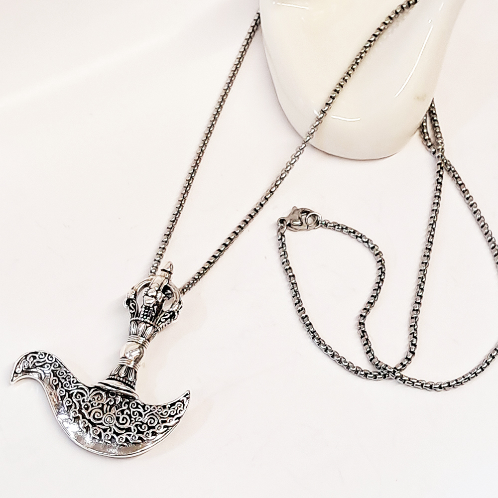 金剛月斧&{鈦鋼}項鍊【十方】154036