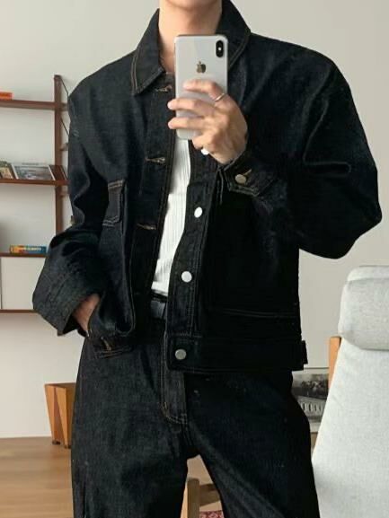 淨色牛仔褸 LOCAL-009JK