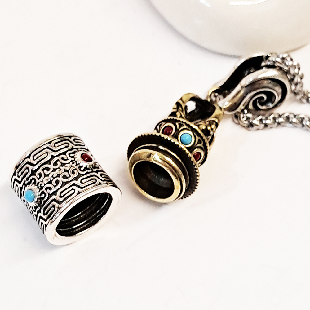 五股杵{嘎屋}印章&{鈦鋼}項鍊【十方】154045