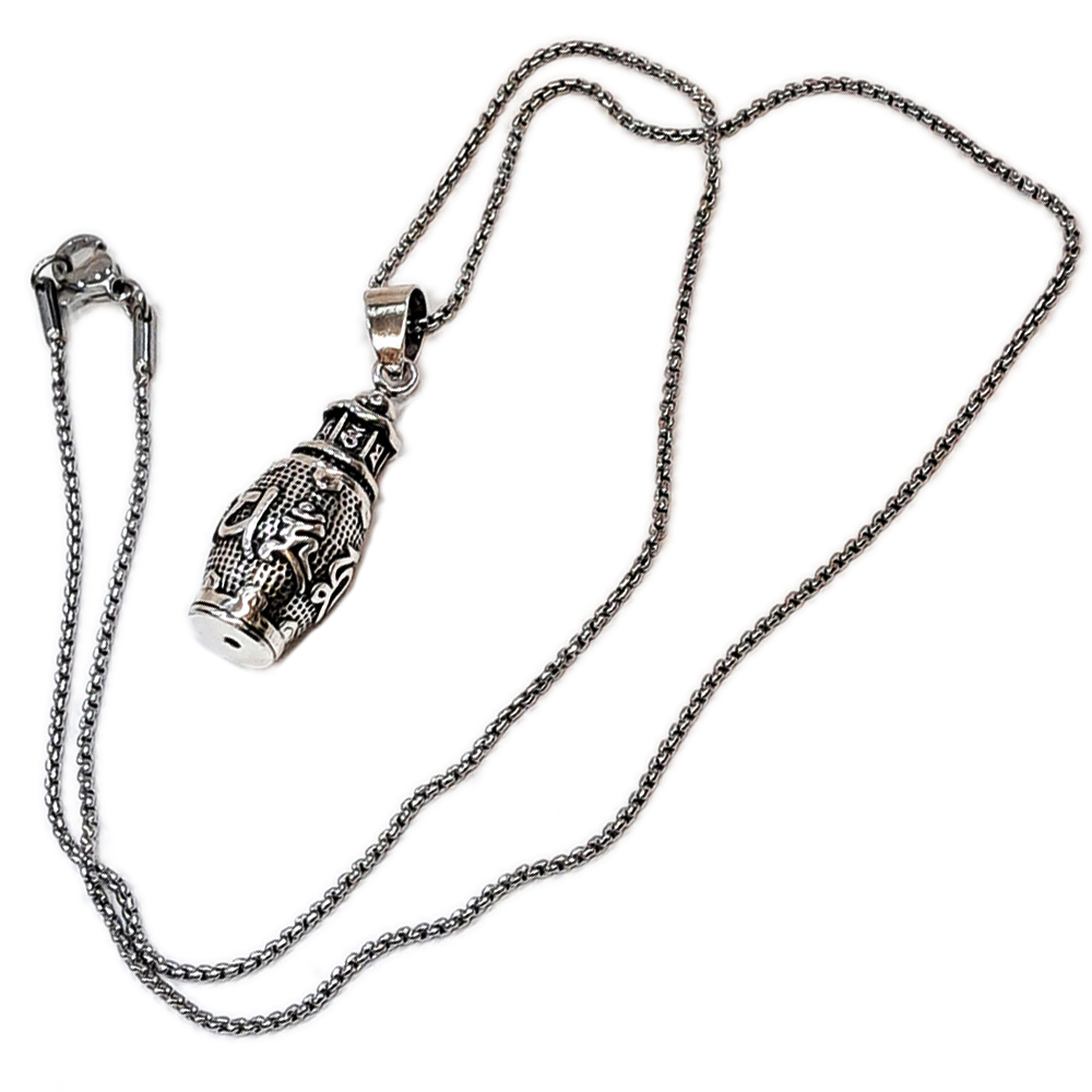 六字真言寶瓶嘎屋&{鈦鋼}項鍊【十方】154050