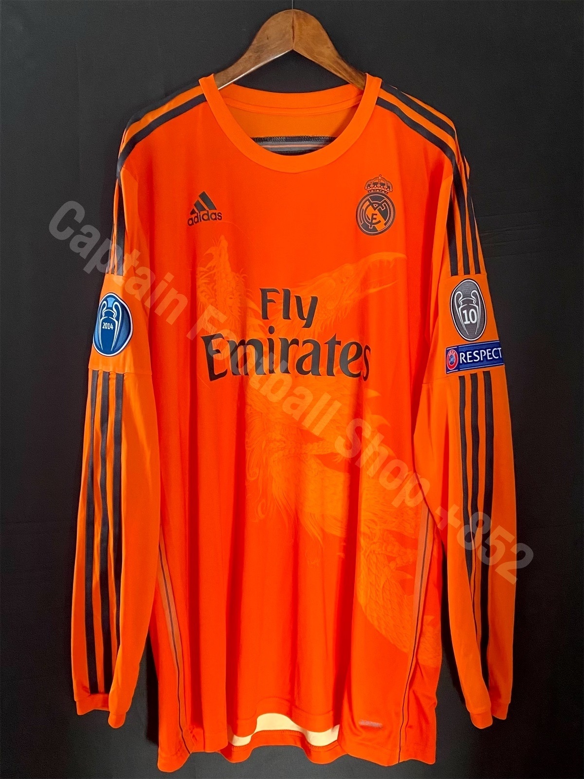 (Player Issue) Real Madrid 2014-2015 Adidas x Y-3 Goalkeeper L/S Player Issue Shirt #1 CASILLAS