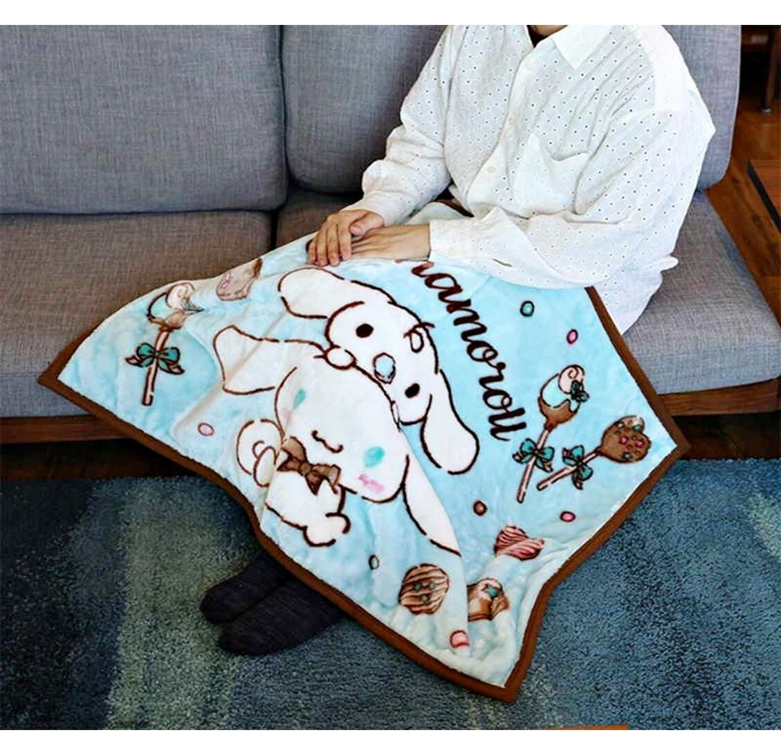 Sanrio 玉桂狗 | 多用途毛絨毛毯 (日本直送)