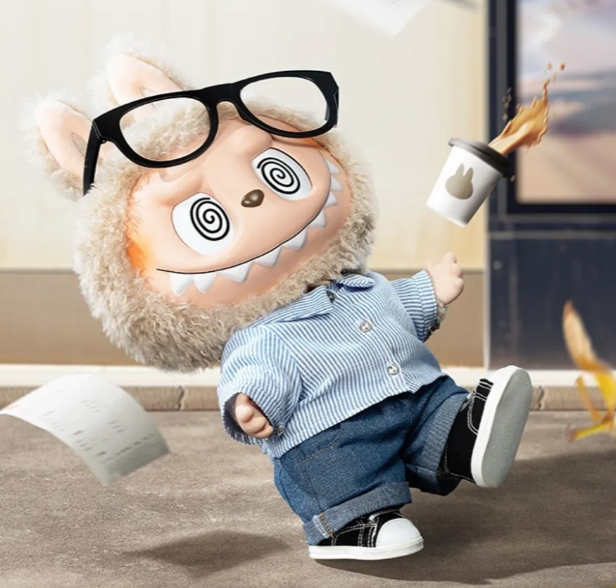 POPMART LABUBU FLIP WITH ME 搪膠毛絨公仔