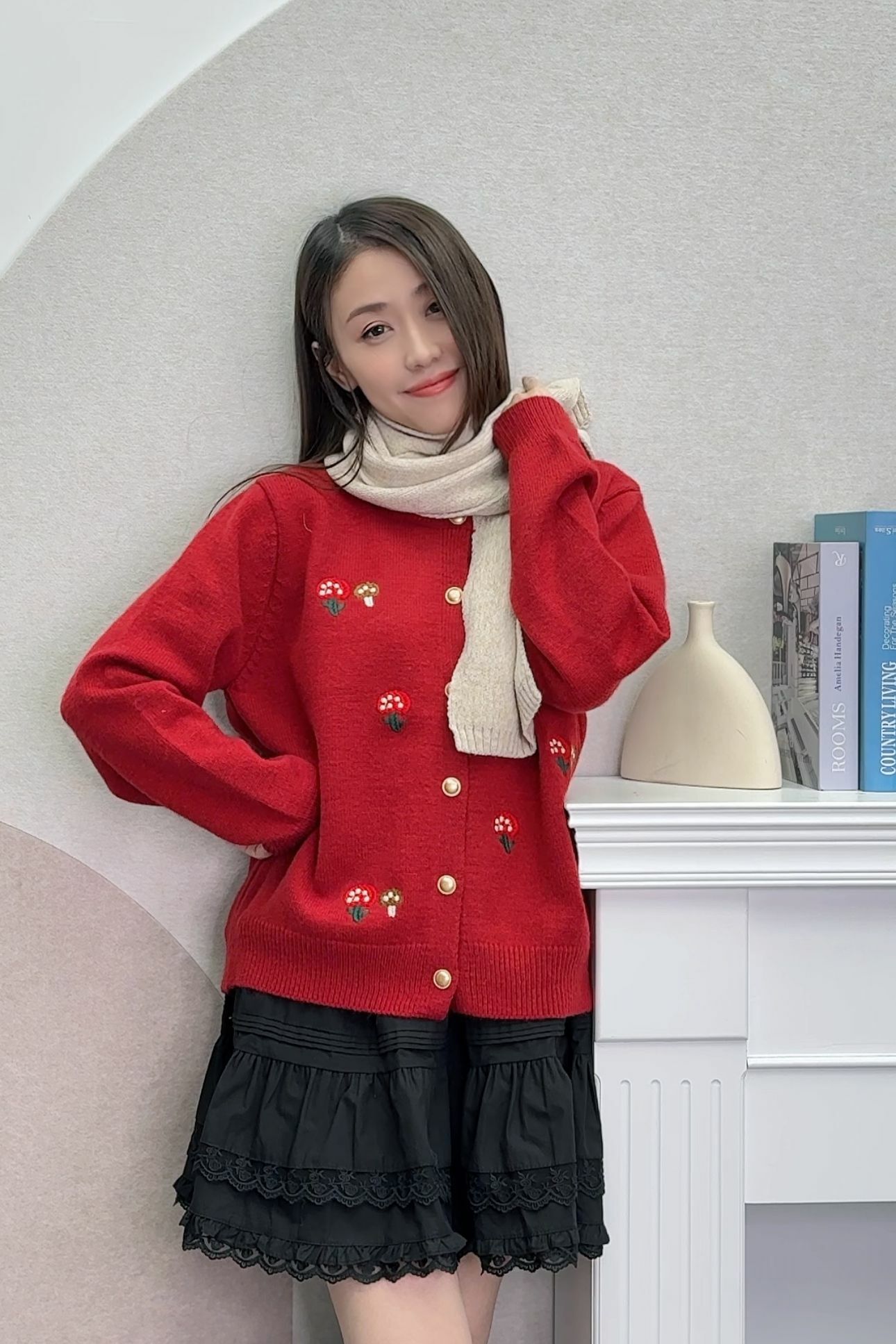 TOP#6697🤍森林小菇Cardigan