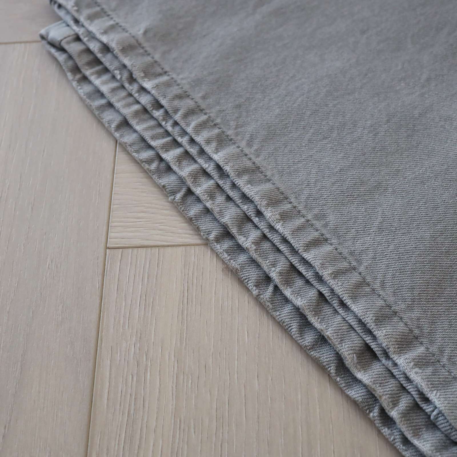 現貨 7109 刷白灰洗水闊腳牛