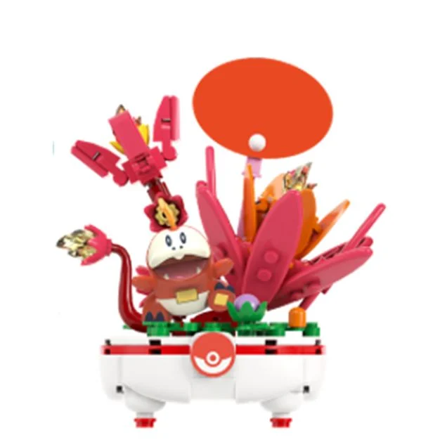 《 寶可夢 Pokemon 》寶可夢盆栽造型積木 呆火鱷
