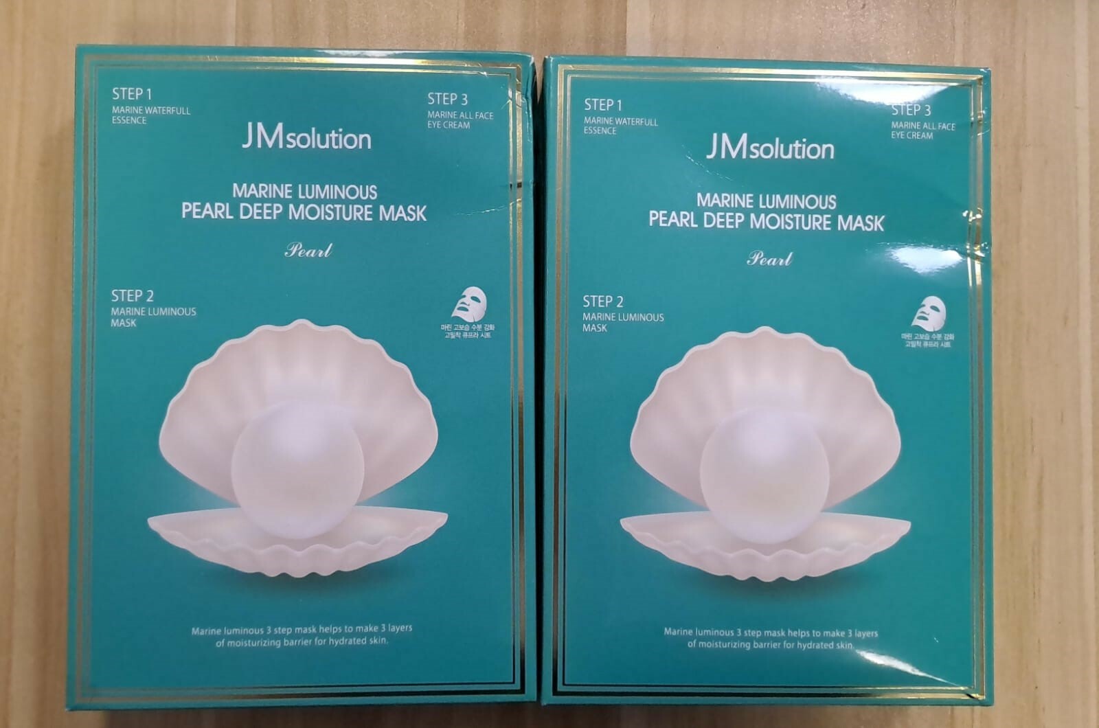 JMSolution  海洋珍珠深層保濕三步曲面膜