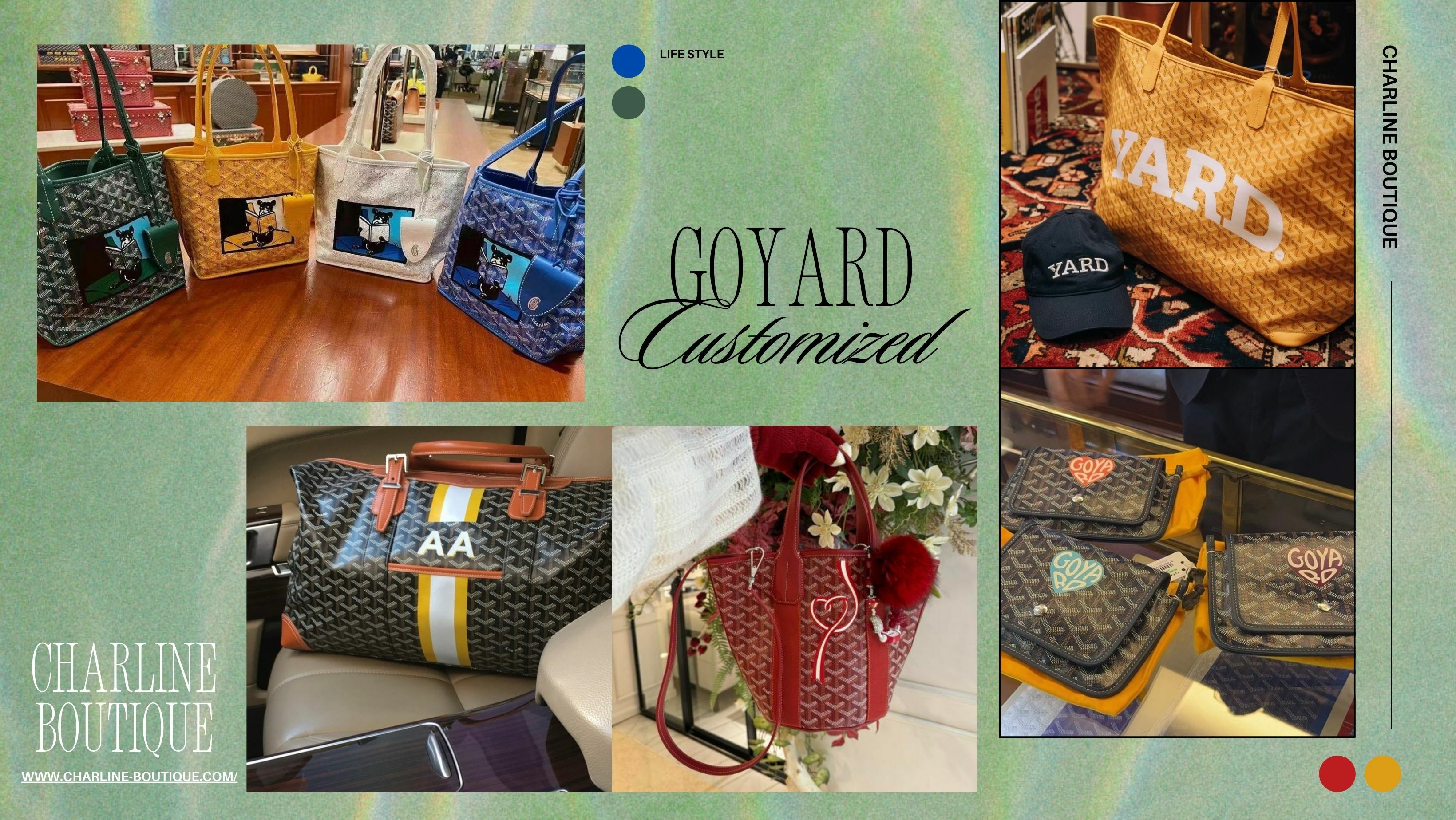Goyard風潮席捲而來，大家熟知能詳的幾個熱門款式相信也收藏了不少個了吧？！今天我們不介紹基本款式，而是來介紹更進階的客製化商品，讓大家不管是包包還是小皮件上都能加入自己喜愛的獨特個人元素，讓經典款式成為專屬你自己的設計，增添每件商品的個人獨特性。如果你崇尚追求自我風格、重視個人形象的人，絕對會愛這項服務。當然若你不是自用而是想要送上一份特別的禮物，那Goyard 這一個客製化服務更是絕佳選擇，想知道有哪些特別的客製化訂製款嗎？跟著我們一起閱讀下去！