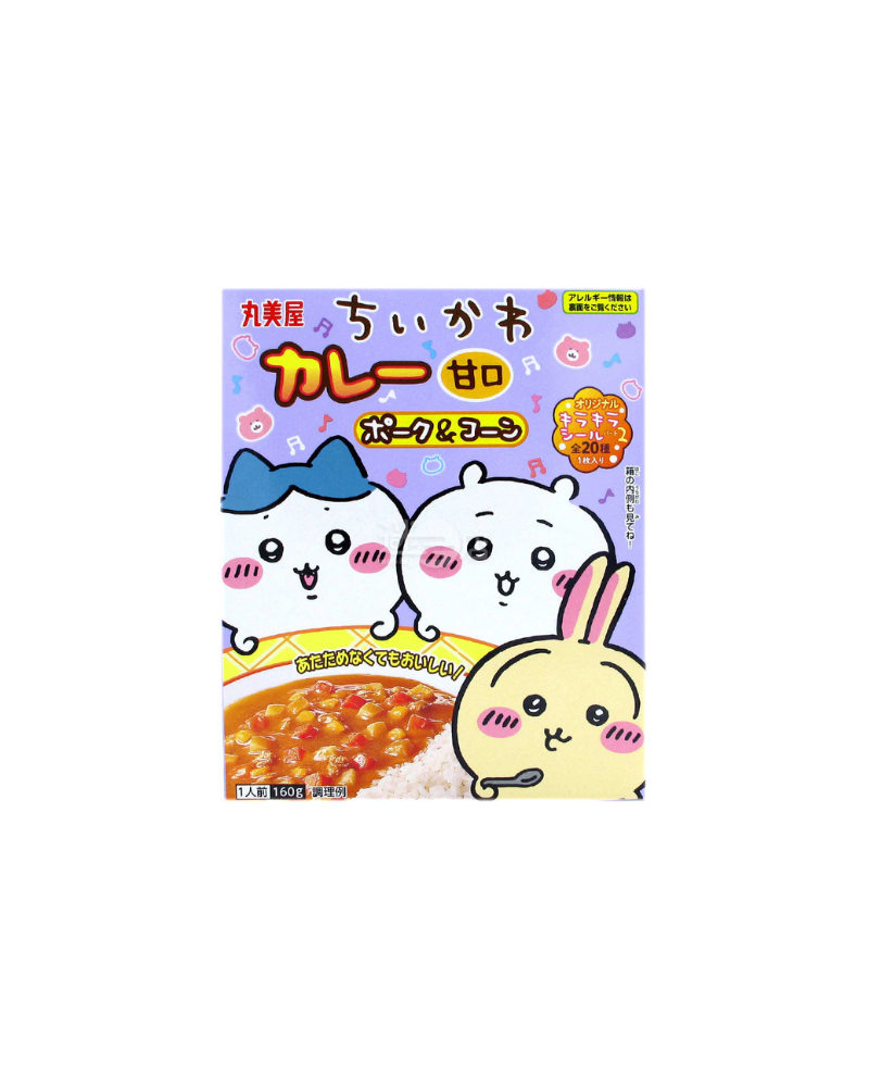 丸美屋xChiikawa 栗米甘口風味咖哩 160g