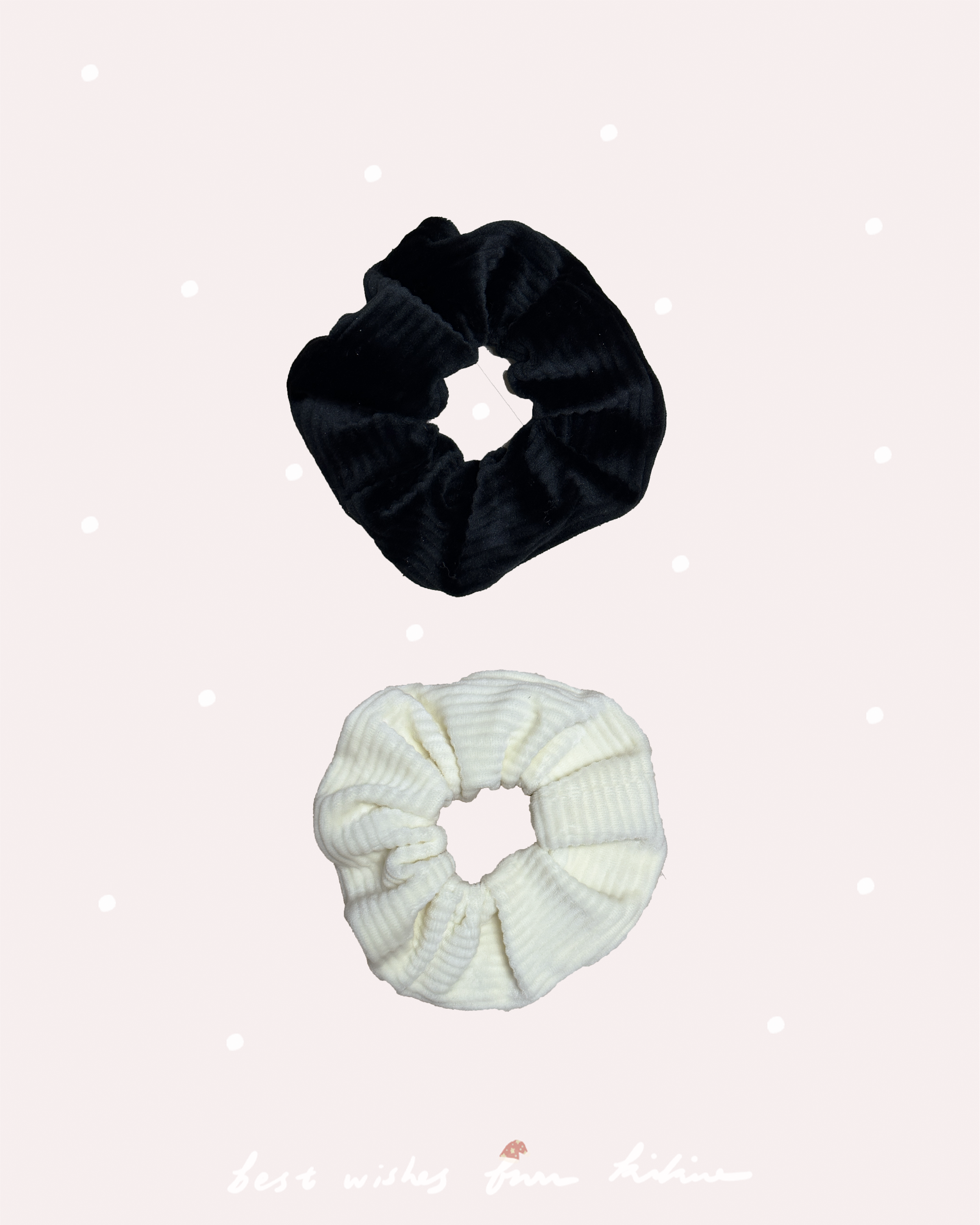 12.ac 坑紋絨面髮圈