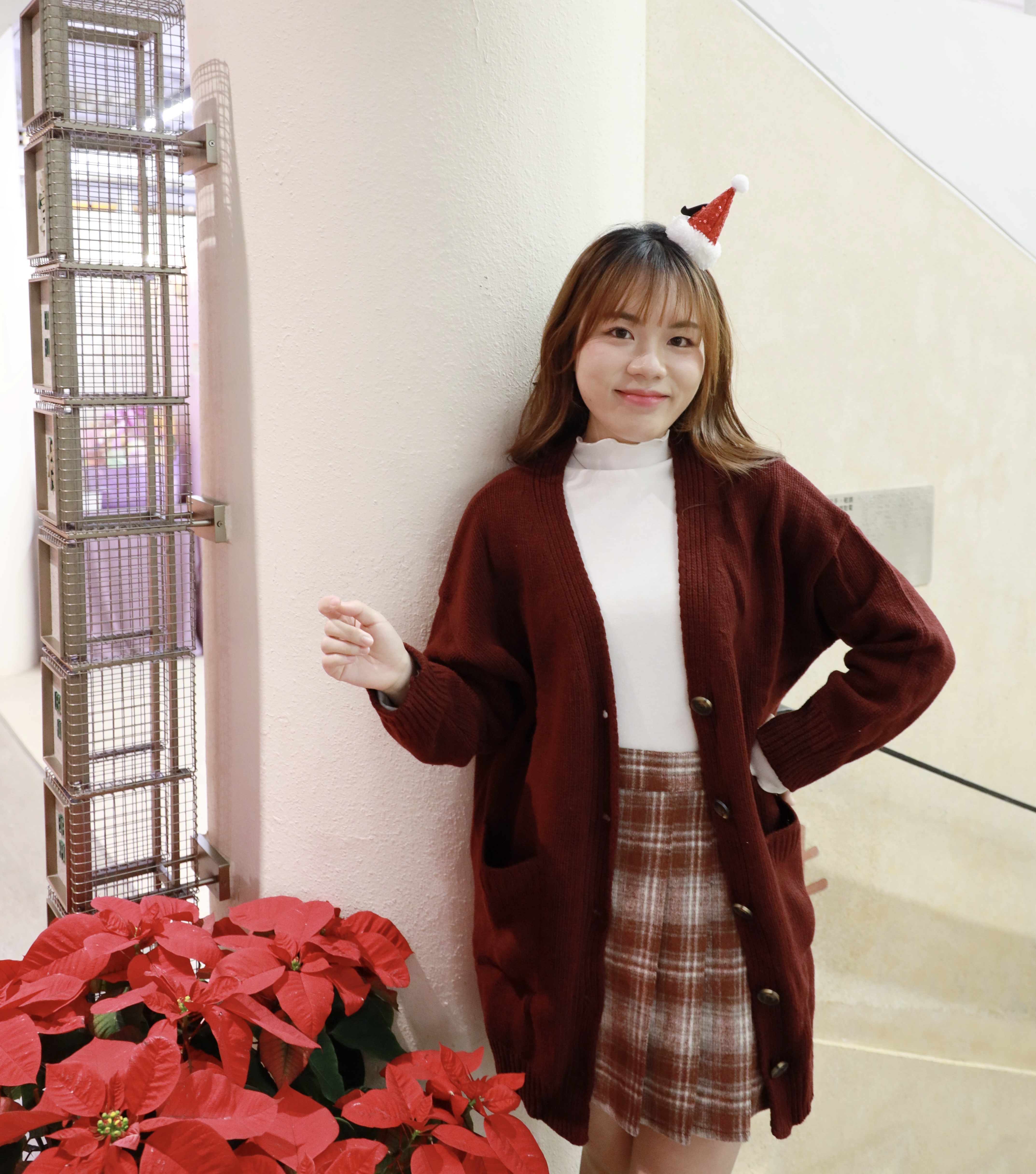 ||CA162|| 闊身口袋聖誕新年長外套