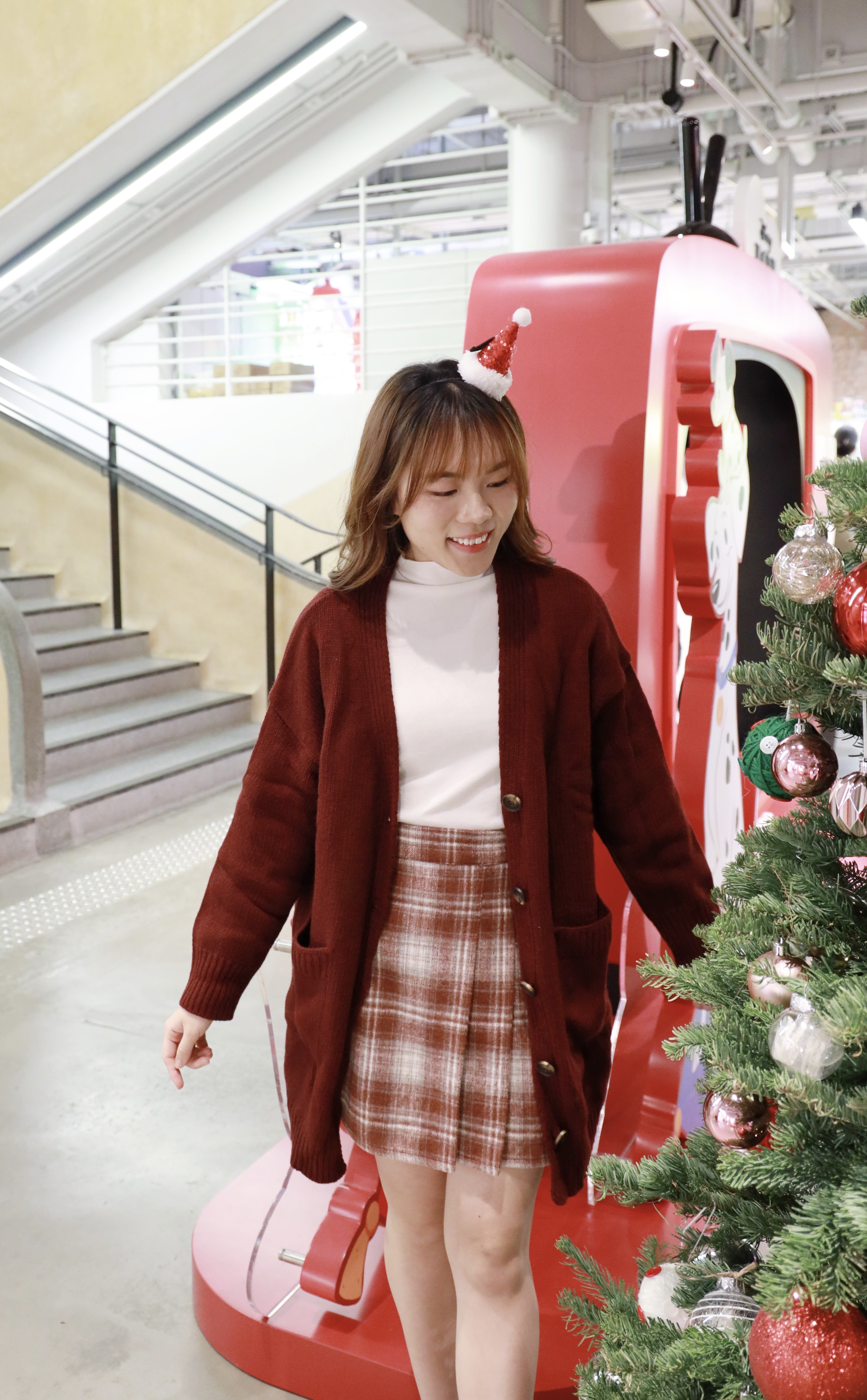 ||CA162|| 闊身口袋聖誕新年長外套