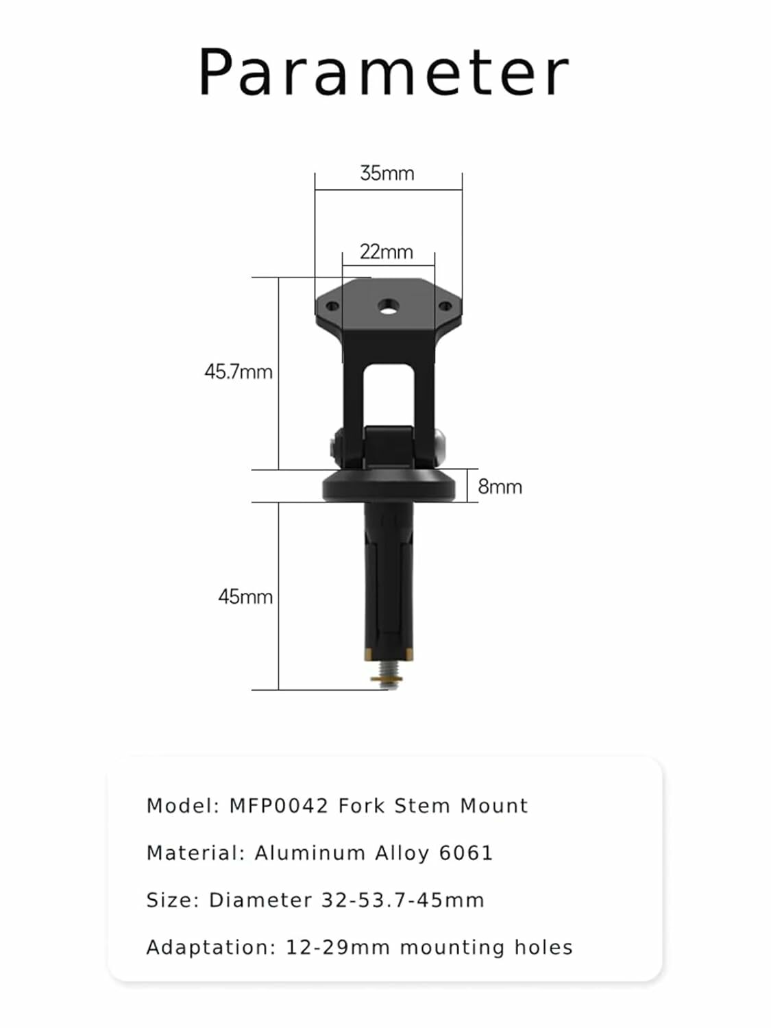 CHIGEE MFP0042 叉式支架