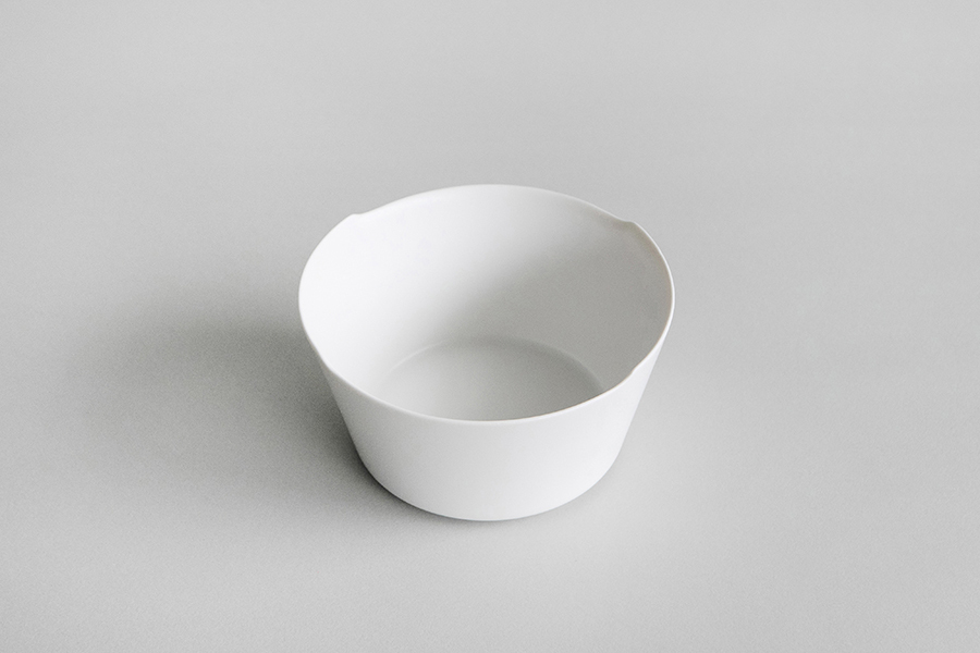 yumiko iihoshi porcelain - 一日碗(L) 百合白