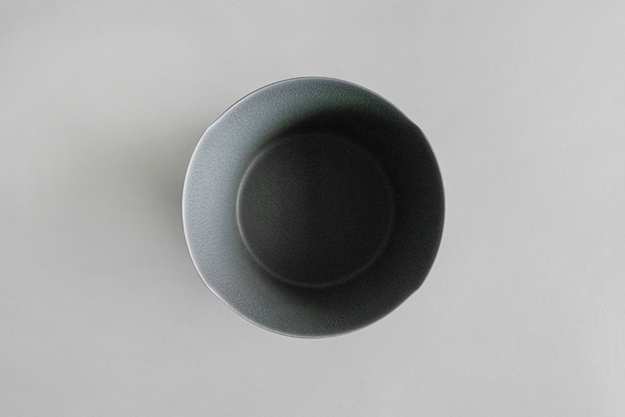 yumiko iihoshi porcelain - 一日碗(L) 雨天灰