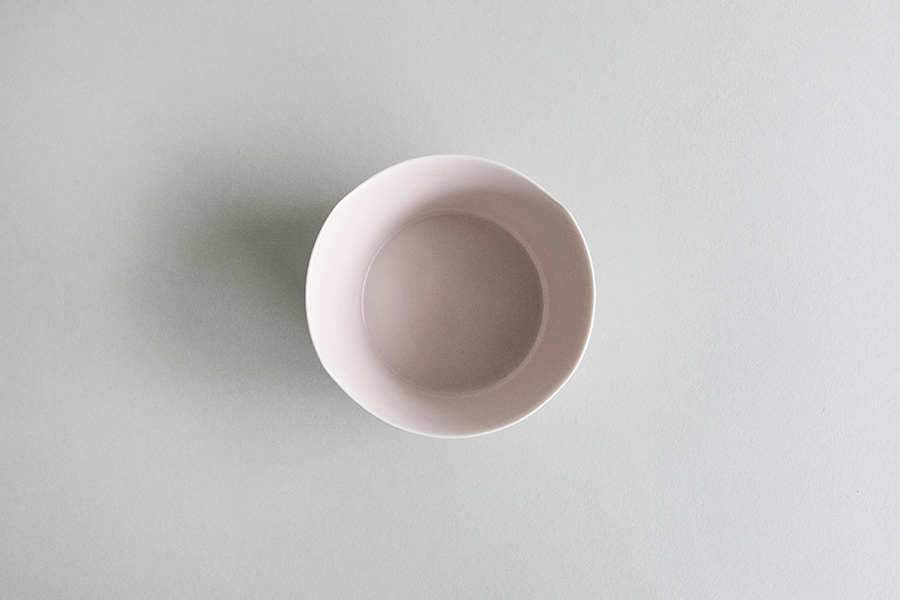 yumiko iihoshi porcelain - 一日碗(M) 櫻花粉