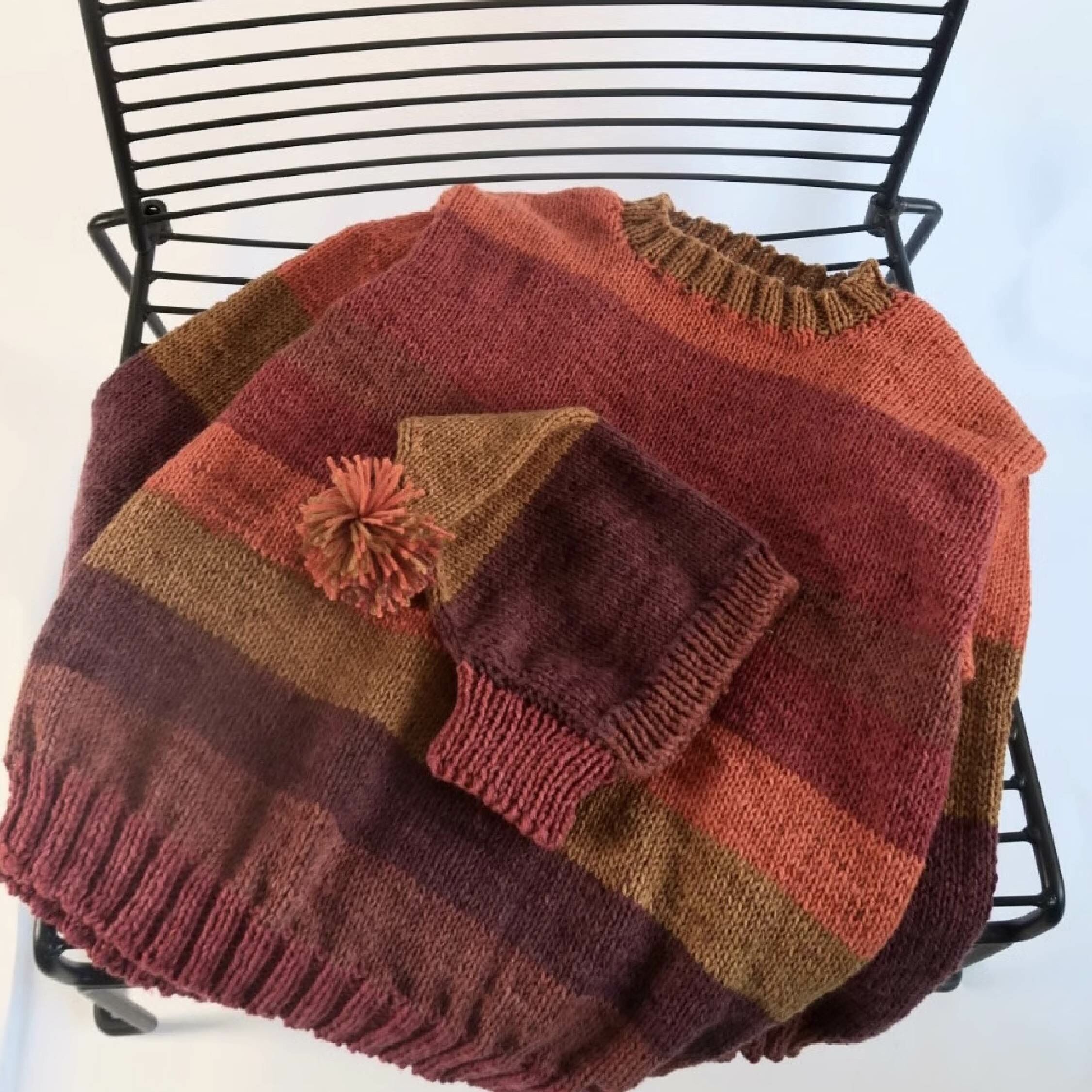 DOGKUMA - 可爱毛球手工針織毛衣- 家長款